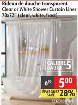 Sushi Shop Clear or White Shower Curtain Liner offer