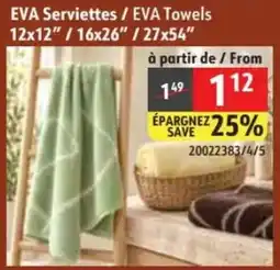 Sushi Shop Eva towels offer