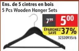 Sushi Shop 5 Pcs Wooden Hanger Sets offer