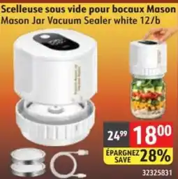 Sushi Shop Mason Jar Vacuum Sealer white offer