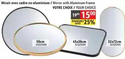 Sushi Shop Mirror with Aluminum Frame offer
