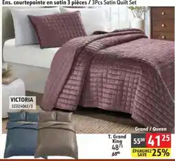 Sushi Shop Victoria 3pcs Satin Quilt Set offer