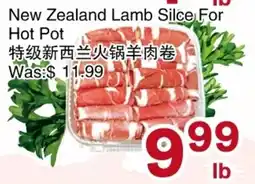 First Choice Supermarket New Zealand Lamb Slice For Hot Pot offer
