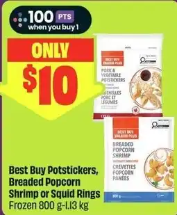 FreshCo Best Buy Potstickers, Breaded Popcorn Shrimp or Squid Rings offer