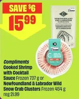 FreshCo Compliments Cooked Shrimp with Cocktail Sauce offer