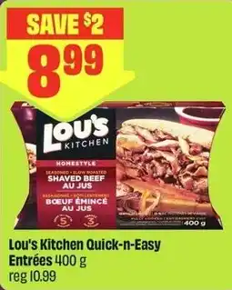 FreshCo Lou's Kitchen Quick-n-Easy Entrées offer