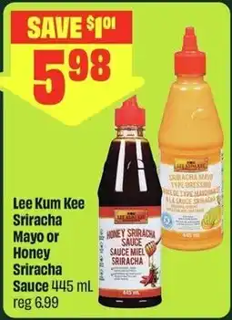 FreshCo Lee Kum Kee Sriracha Mayo or Honey Sriracha Sauce offer