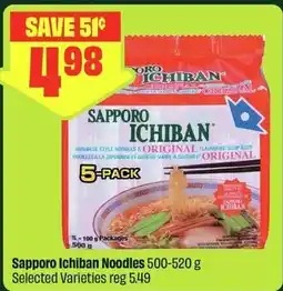 FreshCo Sapporo Ichiban Noodles offer