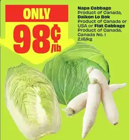 FreshCo Napa Cabbage Daikon Lo Bok offer