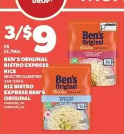 Loblaws Ben's Original Bistro Express Rice offer