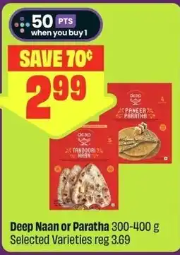FreshCo Deep Naan or Paratha offer