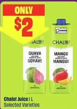 FreshCo Chalo! Juice offer