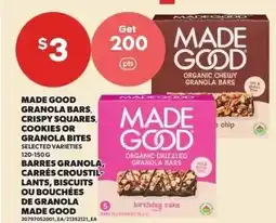 Loblaws Made good granola bars offer