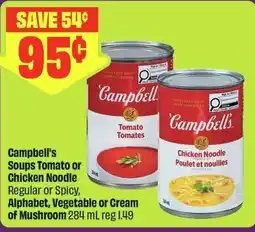 FreshCo Campbell's Soups Tomato or Chicken Noodle offer