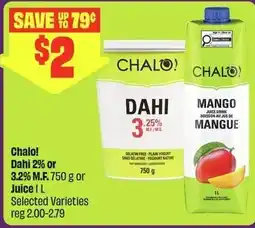 FreshCo Chalo Dahi or Juice offer
