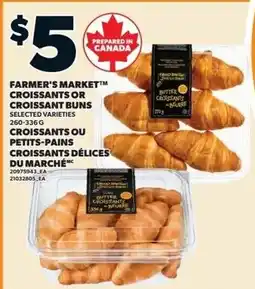 Loblaws Farmer's Market croissants or croissant buns offer