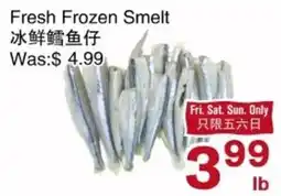First Choice Supermarket Fresh Frozen Smelt offer