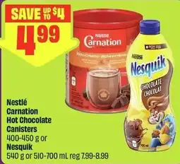 FreshCo Nestlé Carnation Hot Chocolate Canisters offer