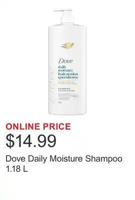 Costco Dove Daily Moisture Shampoo offer