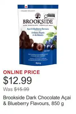 Costco Brookside Dark Chocolate Açai & Blueberry Flavours offer