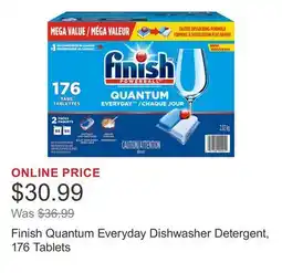 Costco Finish Quantum Everyday Dishwasher Detergent, 176 Tablets offer