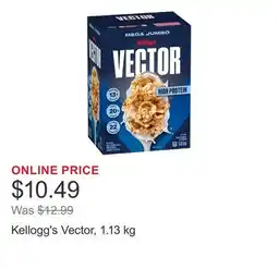 Costco Kellogg's Vector offer