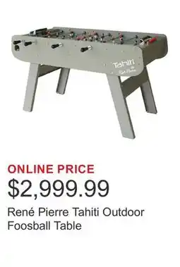 Costco René Pierre Tahiti Outdoor Foosball Table offer