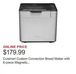 Costco Cuisinart Custom Convection Bread Maker with 6-piece Magnetic Measuring Spoon Set offer