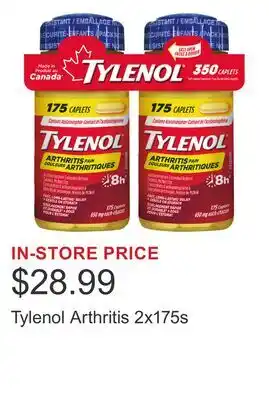 Costco Tylenol Arthritis 2x175s offer