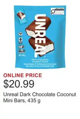 Costco Unreal Dark Chocolate Coconut Mini Bars offer