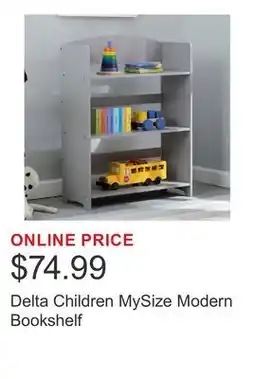 Costco Delta Children MySize Modern Bookshelf offer