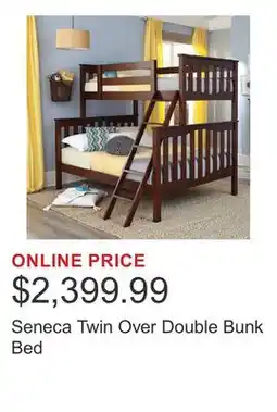 Costco Seneca Twin Over Double Bunk Bed offer