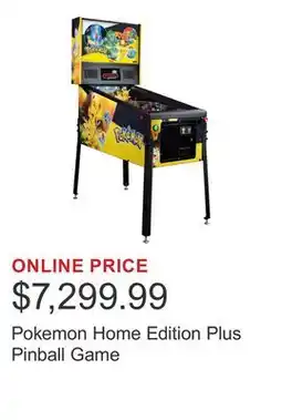 Costco Pokemon Home Edition Plus Pinball Game offer