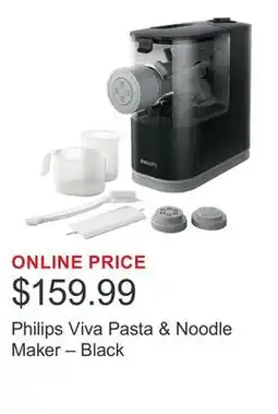 Costco Philips Viva Pasta & Noodle Maker – Black offer