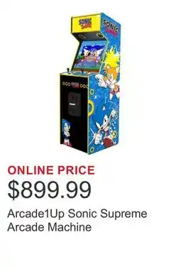 Costco Arcade1Up Sonic Supreme Arcade Machine offer
