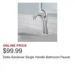 Costco Delta Sandover Single Handle Bathroom Faucet offer
