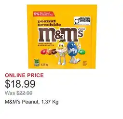 Costco M&M's Peanut offer