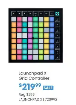 Long & McQuade Launchpad X Grid Controller offer