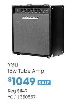 Long & McQuade YGL1 15w Tube Amp offer