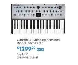 Long & McQuade Carbon8 8-Voice Experimental Digital Synthesizer offer