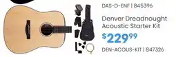Long & McQuade Denver Dreadnought Acoustic Starter Kit offer