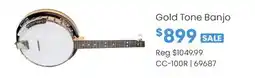 Long & McQuade Gold Tone Banjo offer