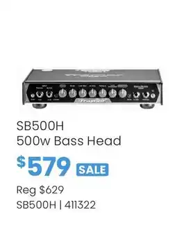 Long & McQuade SB500H 500w Bass Head offer