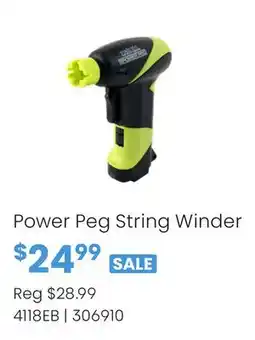 Long & McQuade Power Peg String Winder offer