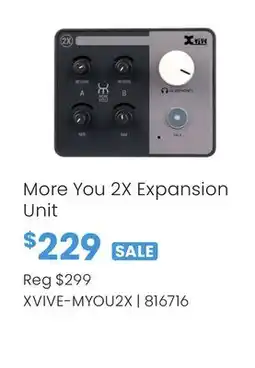 Long & McQuade More You 2X Expansion Unit offer