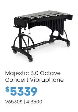 Long & McQuade Majestic 3.0 Octave Concert Vibraphone offer