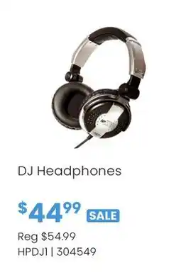 Long & McQuade DJ Headphones offer