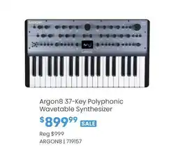 Long & McQuade Argon8 37-Key Polyphonic Wavetable Synthesizer offer