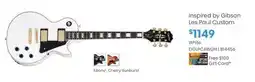 Long & McQuade Inspired by Gibson Les Paul Custom offer