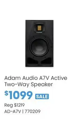 Long & McQuade ADAM AUDIO A7V ACTIVE TWO-WAY SPEAKER offer